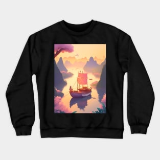 Sunset Serenade, Ninh Binh Crewneck Sweatshirt